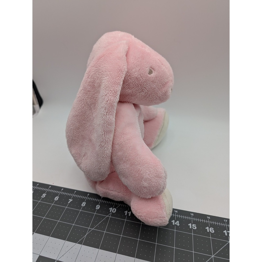 Pottery Barn Kids PBK Pink Rabbit Plush Stitched Ears Feet Stuffed Animal Toy - Picture 7 of 14